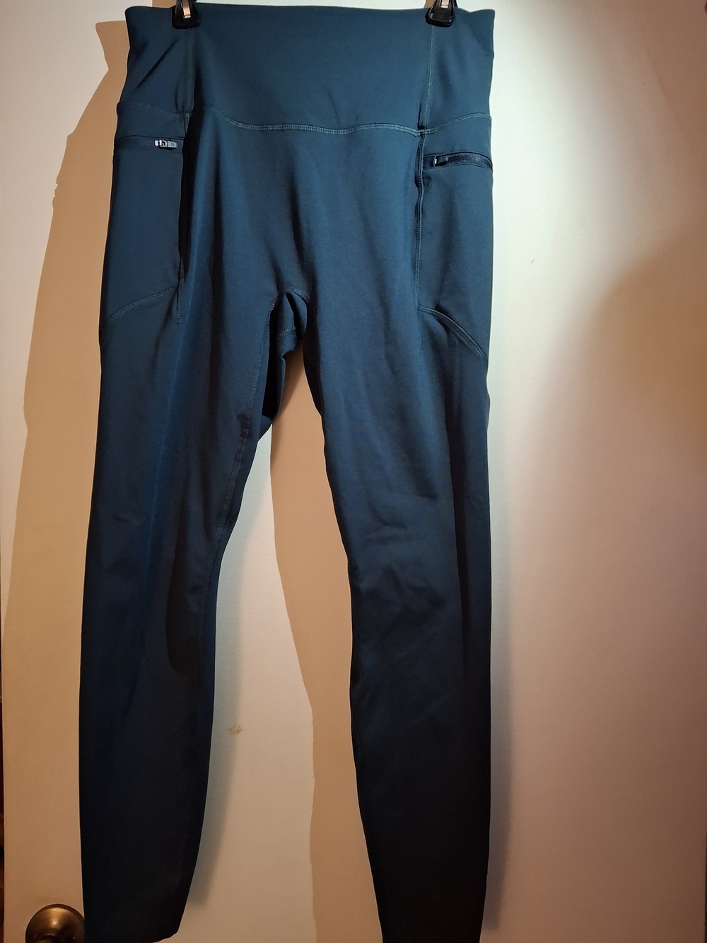 All In Motion Brand leggings— Teal.Blue Green..Large.Like new..